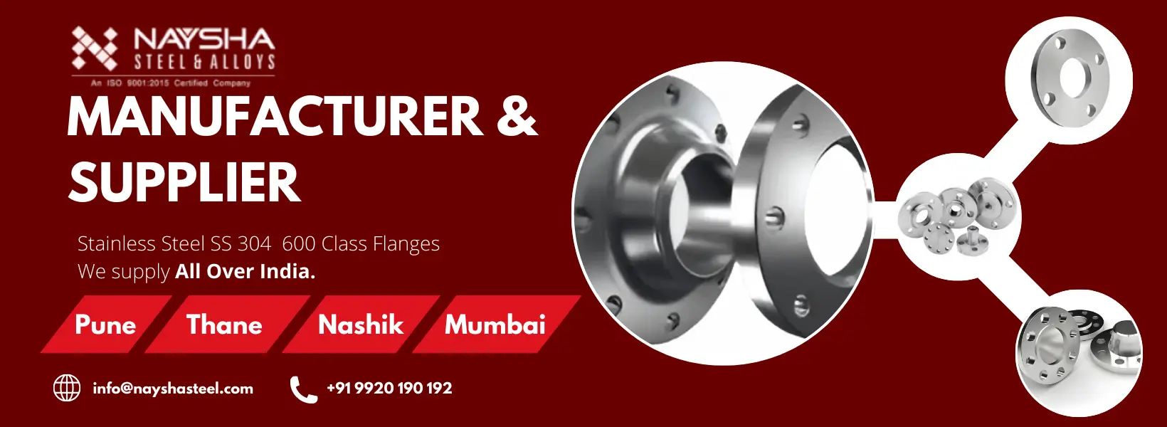 stainless steel 304 600 class flanges banner